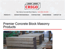 Tablet Screenshot of cregoblock.com